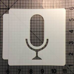 Microphone Stencil 100
