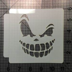 Scary Face Stencil 100