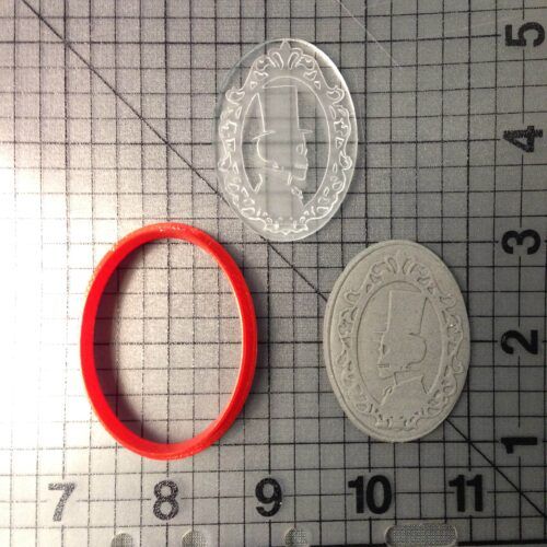Skull 103 Cookie Cutter and Stamp (1)