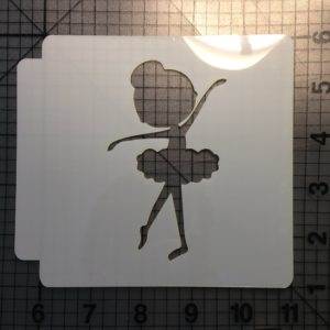 Ballerina Stencil 103