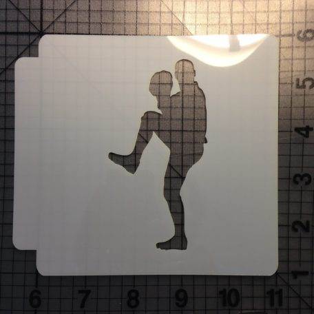 Baseball Stencil 100