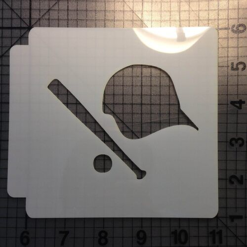 Baseball Stencil 102