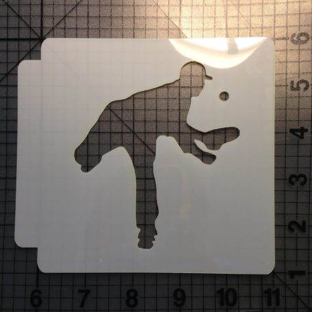 Baseball Stencil 106