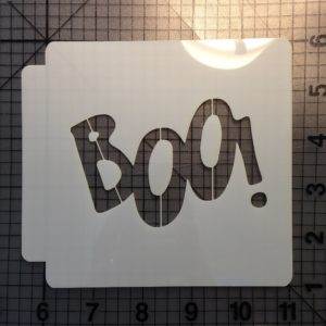 Boo Stencil 100