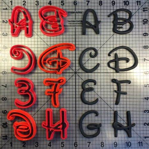 Disney Font Uppercase Cookie Cutters