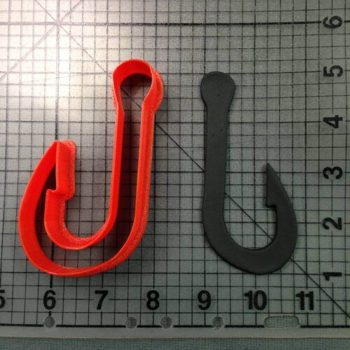 Fish Hook 100 Cookie Cutter