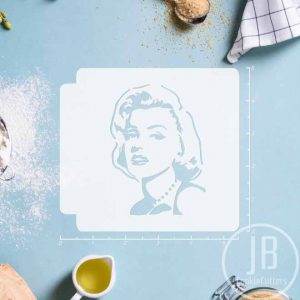 Marilyn Monroe Head 783-B866 Stencil