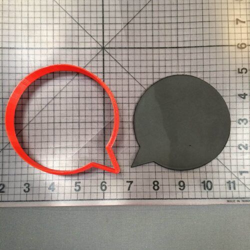 Message Bubble 100 Cookie Cutter