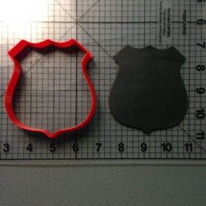 Police Badge 100 Cookie Cutter