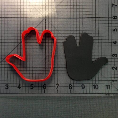 Vulcan Salute 100 Cookie Cutter