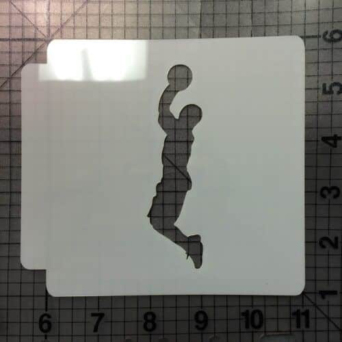 Basketball Stencil 103