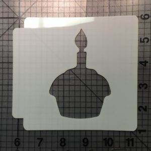 Cupcake Stencil 102