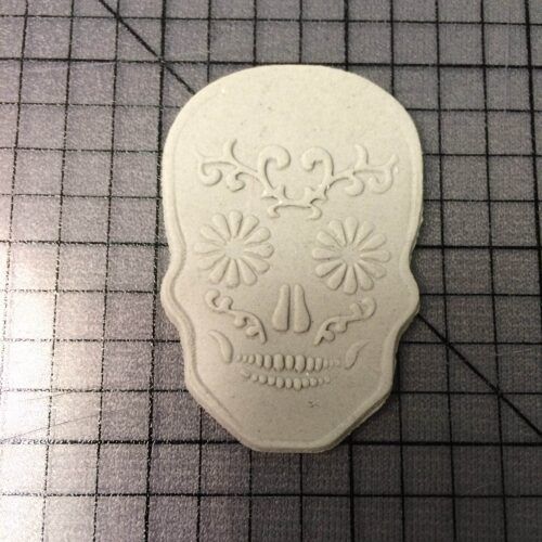 Dia de Los Muertos Skull Cookie Cutter and Stamp (2)