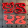 Ravi Font Uppercase Cookie Cutters