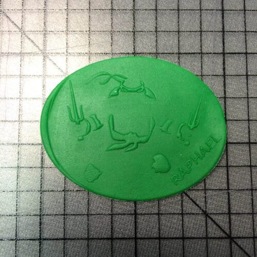 TMNT Rafael 100 Cookie Cutter and Stamp (2)