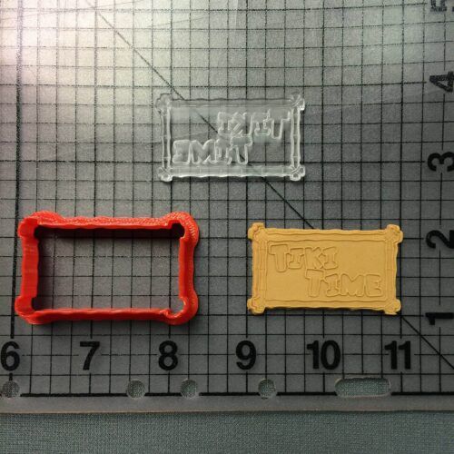 Tiki Time Cookie Cutter and Stamp (1)