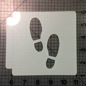 Foot Print Stencil 100