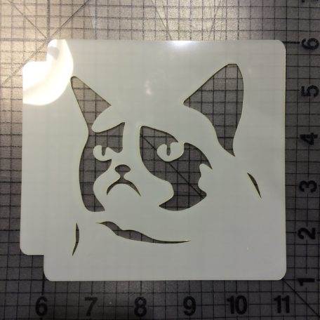 Grumpy Cat Stencil 100