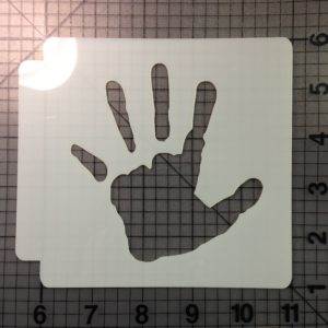 Hands Stencil 100