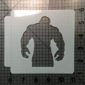 Hulk Silhouette Stencil 100