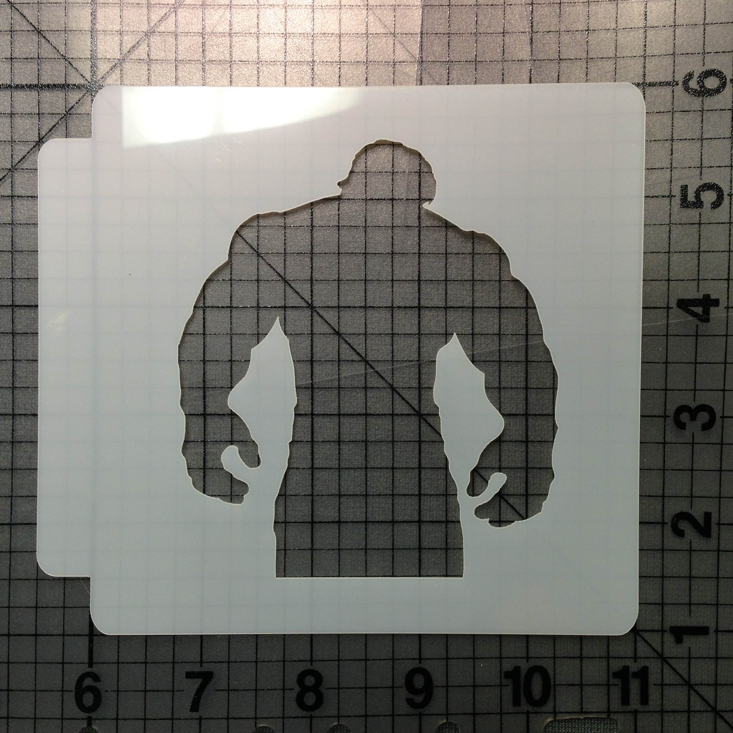 Hulk Silhouette 100 Stencil | JB Cookie Cutters