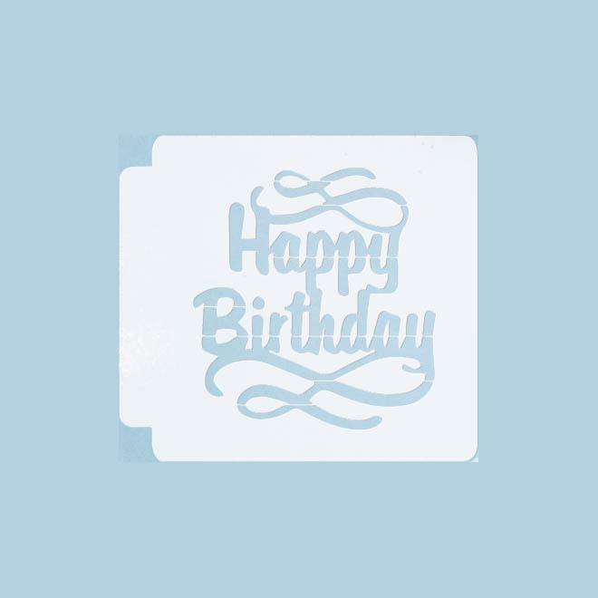 Happy Birthday 783-068 Stencil