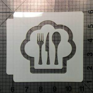 Kitchen Cupcake Stencil 100