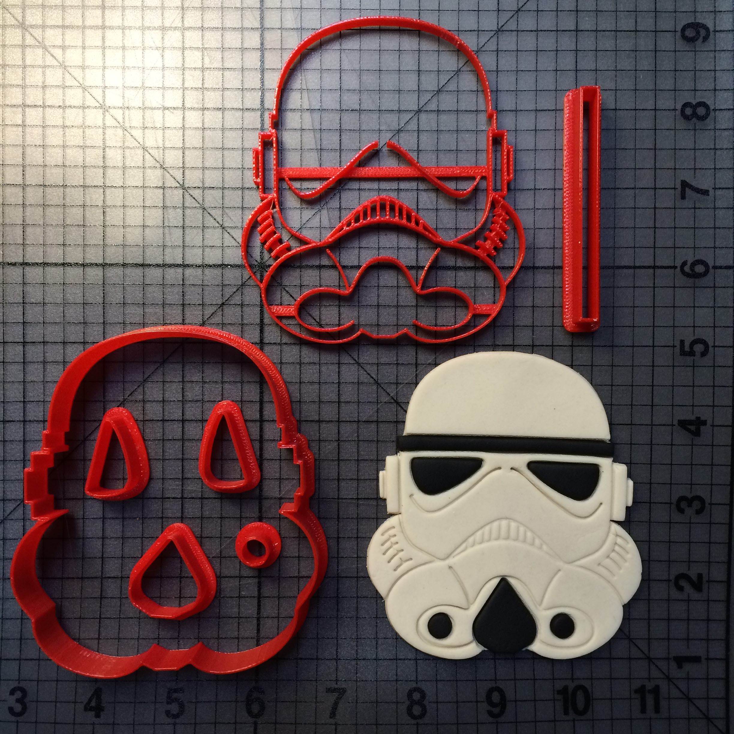 Official Star Wars Pocket Sandwich Cutter Stormtrooper for Deco Cu