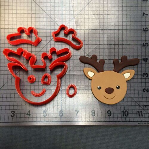 Deer Face 100 Cookie Cutter Set