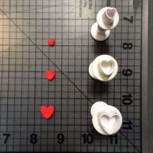 Heart Plunger Cookie Cutter Set (2)