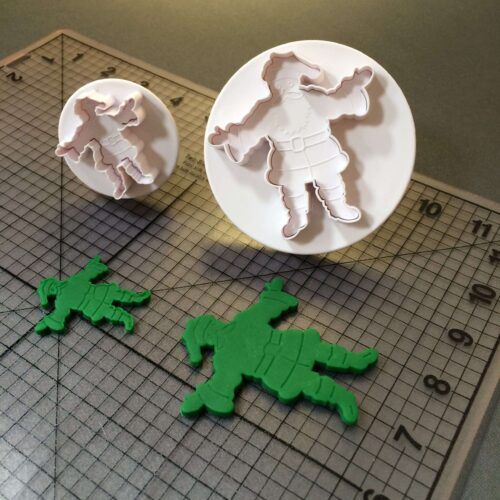 Santa Claus Plunger Cookie Cutter Set (1)