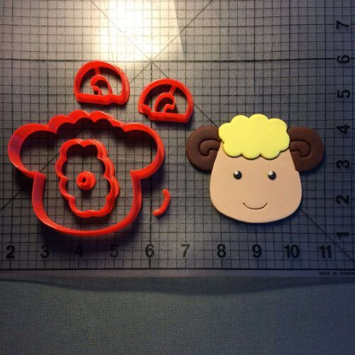 Sheep Face 101 Cookie Cutter Set