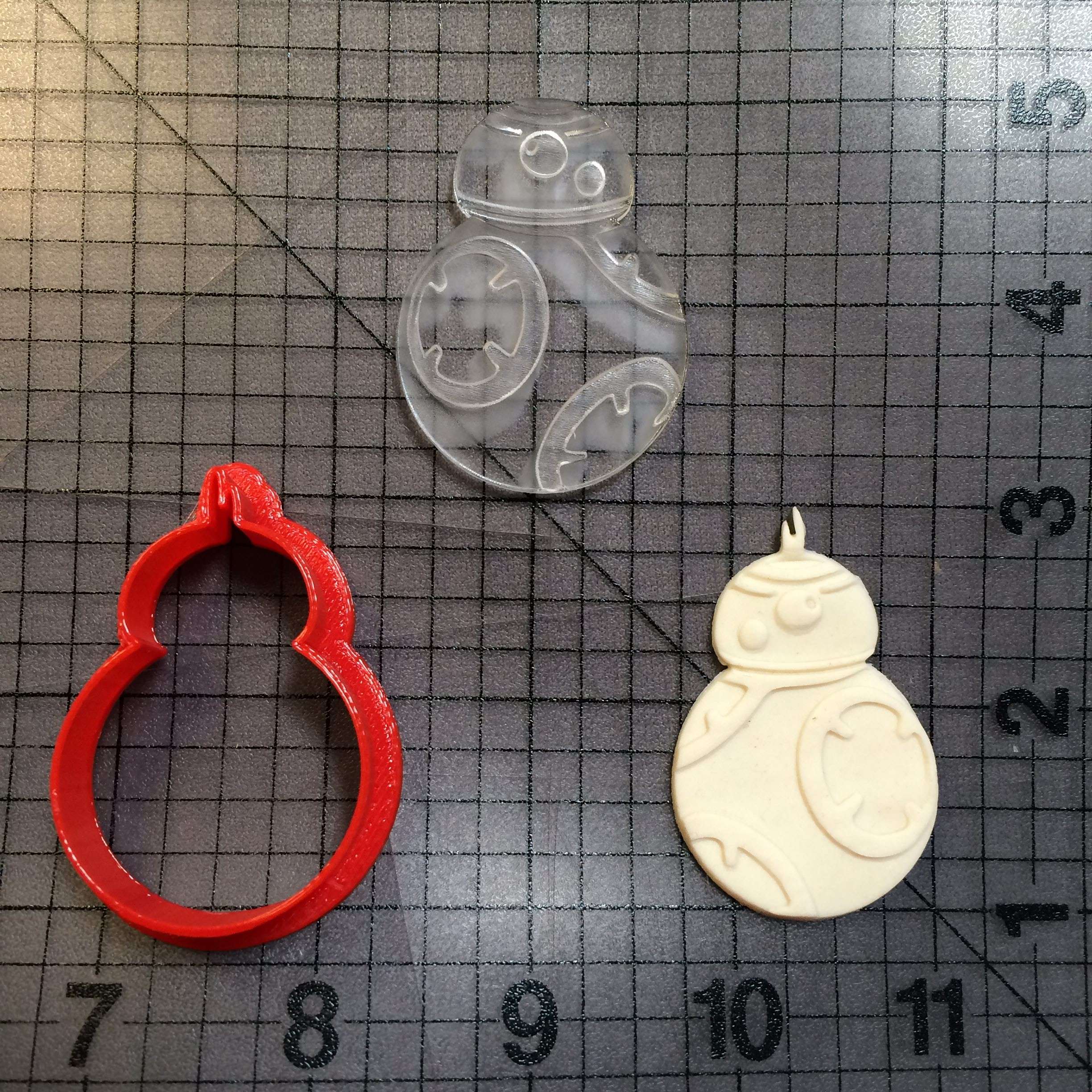 3D Printed Choice of Sizes Star Wars BB8 Cookie Cutter
