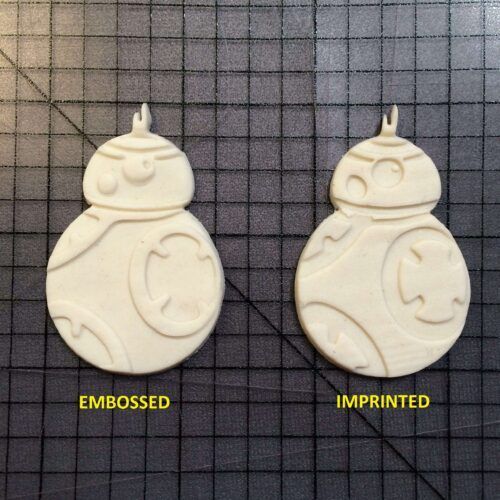 BB-8 Cookie Cutter and Stamp written