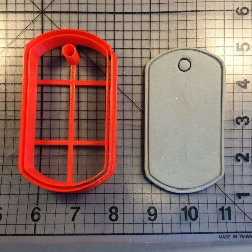 Dog Tag 101 Cookie Cutter