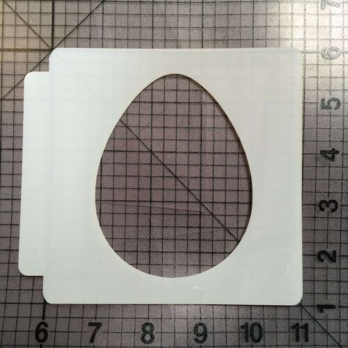 Easter Egg Stencil 100