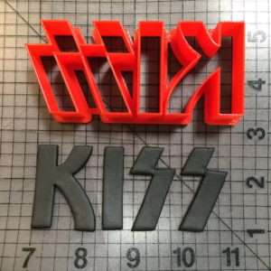 Kiss Logo Cookie Cutter