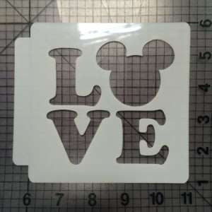 Love Mickey Stencil 100