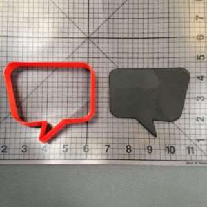 Message Bubble 103 Cookie Cutter