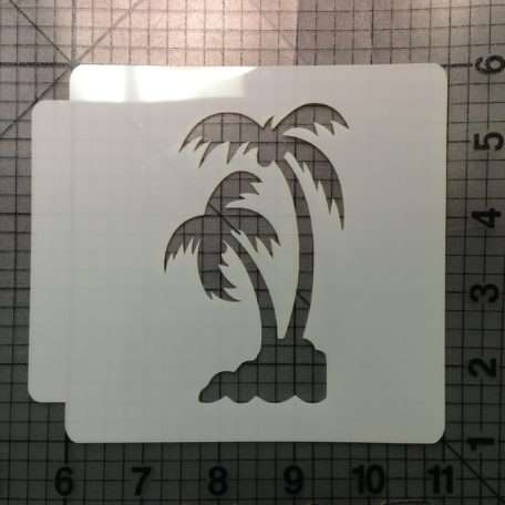 Palm Tree Stencil 101