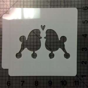 Poodle Stencil 100