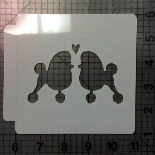 Poodle Stencil 100