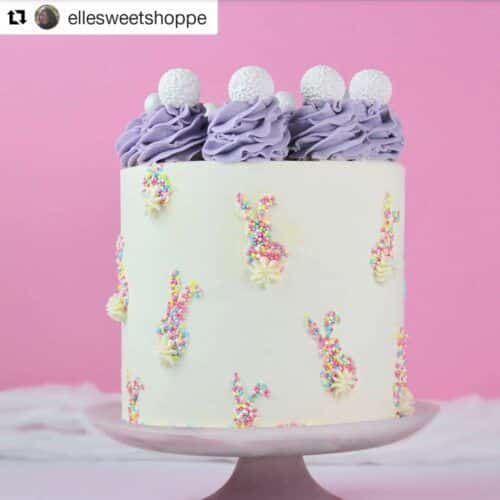 Easter – Bunny 783-B316 Stencil Example by @ellesweetshoppe