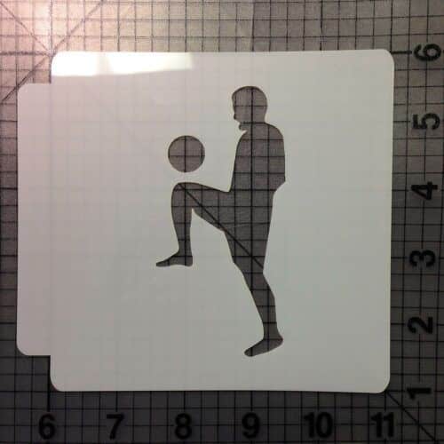 Soccer Stencil 103