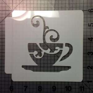 Teapot Stencil 100