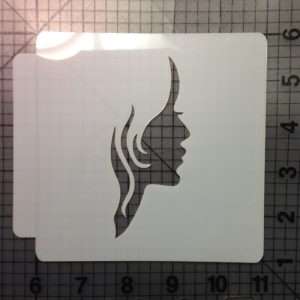 Womens Face Stencil 100