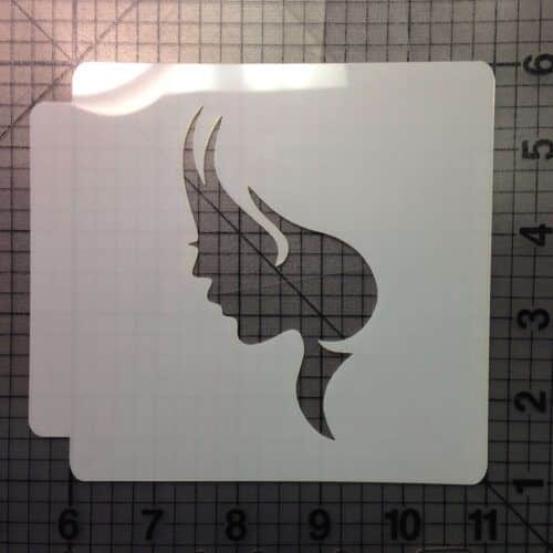 Womens Face Stencil 102