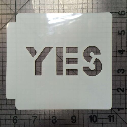 Yes Stencil 100