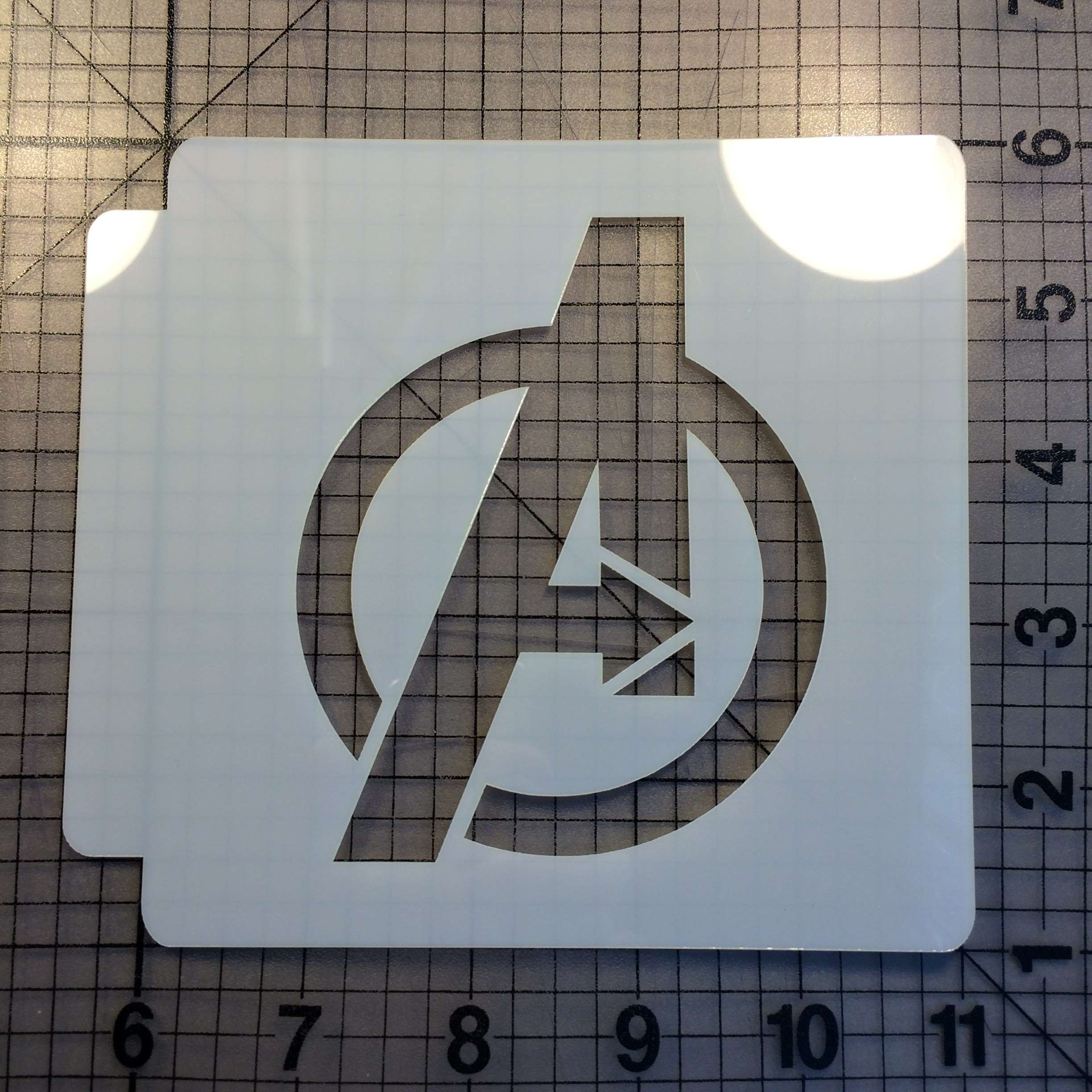 A4 A6 Avengers Style Alphabet Letter Stencil Reusable Mylar A5 