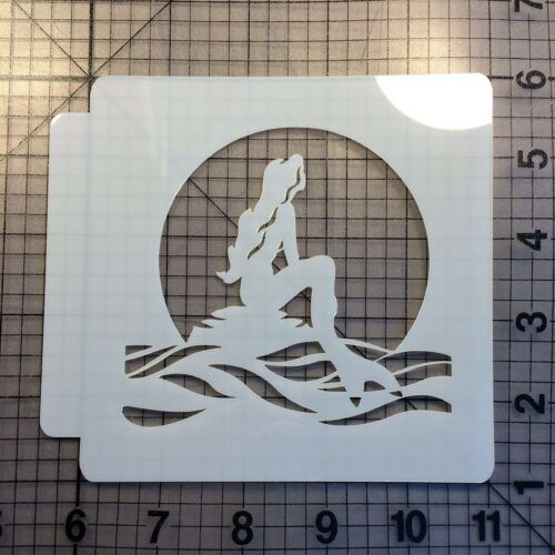 Little Mermaid Stencil 103